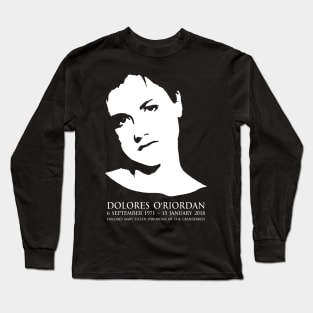 Dolores O'Riordan - Dolores Mary Eileen O'Riordan of the cranberries Irish musician - in Japanese and English FOGS People collection 33 B EN1 Long Sleeve T-Shirt